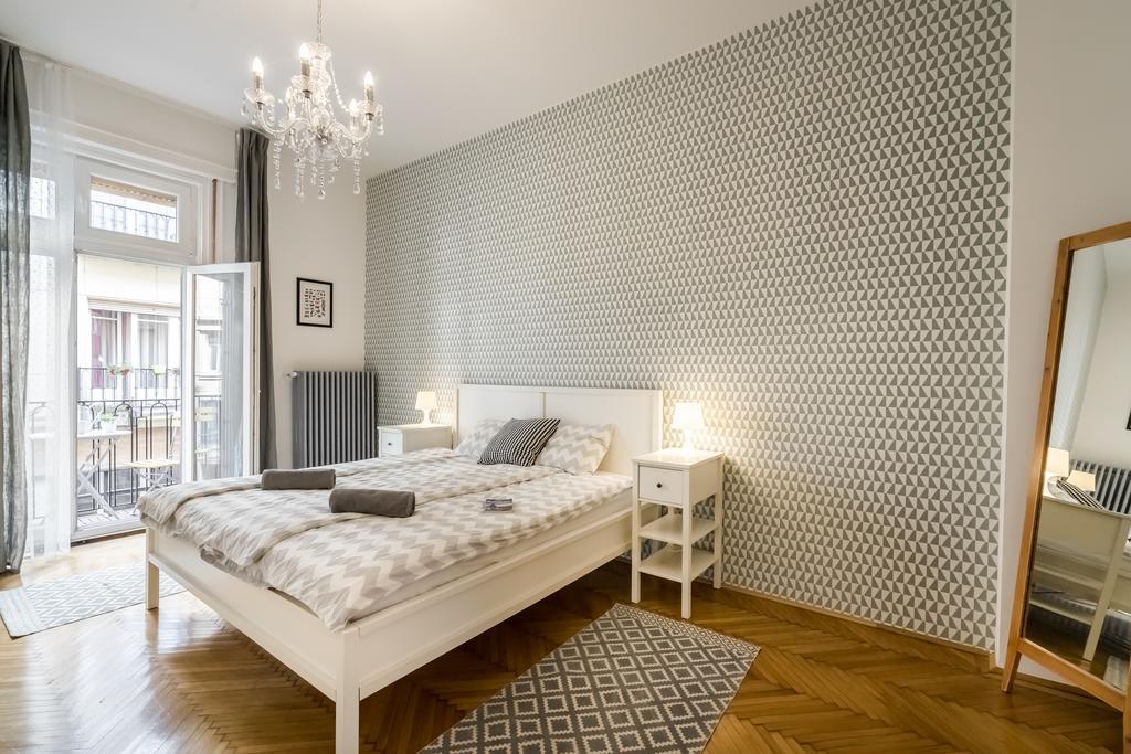 Bpr Charming Design Apartment With Balcony, A/C Budapeste Exterior foto